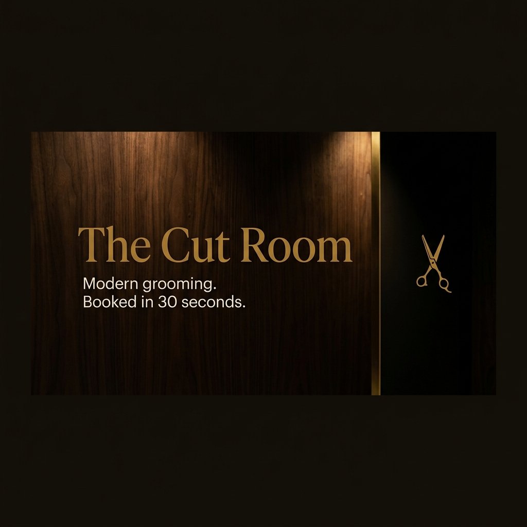 The Cut Room · Inbox Booking, Done Right